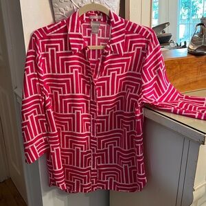 Chico’s Linen Shirt EEEUC